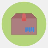 Icon package barcode. Barcode and qr code elements. Icons in color mate style. Good for prints, posters, logo, advertisement,infographics, etc. vector