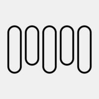 Icon barcode. Barcode and qr code elements. Icons in line style. Good for prints, posters, logo, advertisement,infographics, etc. vector