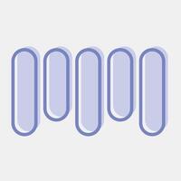 Icon barcode. Barcode and qr code elements. Icons in two tone style. Good for prints, posters, logo, advertisement,infographics, etc. vector