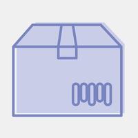 Icon package barcode. Barcode and qr code elements. Icons in two tone style. Good for prints, posters, logo, advertisement,infographics, etc. vector