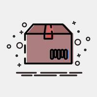 Icon package barcode. Barcode and qr code elements. Icons in MBE style. Good for prints, posters, logo, advertisement,infographics, etc. vector