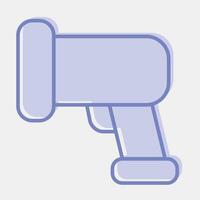 Icon barcode scanner. Barcode and qr code elements. Icons in two tone style. Good for prints, posters, logo, advertisement,infographics, etc. vector