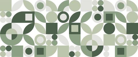 Retro geometric pattern background, abstract vector