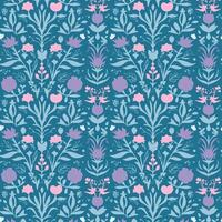 Elegant decorative floral pattern design. Colorful floral pattern suitable for background, texture, fabric, wrapping, textile, clothing, print or others. vector