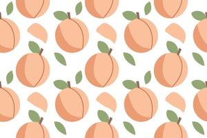 Expressive flat Peach Modern and Simple Illustration Perfectly Suited for Web Design, Social Media, and Mobile Applications. Isolated on white background. Peach icon vector