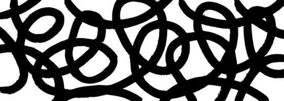 Abstract modern geometric curved Wavy and swirled brush strokes ornament background. abstract shapes in doodle grunge style. vector