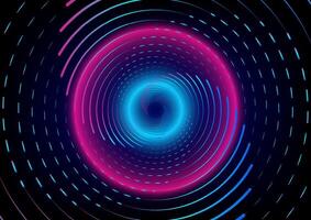 Hi-tech with octagonal line, and rectangular shapes on a blue and abstract background. Futuristic communication and connection concept. cyberspace, and digital innovation vector