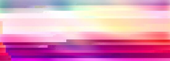 Trendy glitch pattern on dark background. Abstract geometric elements vector
