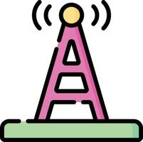 Broadcast illustration design vector