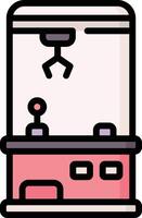 claw machine illustration design vector