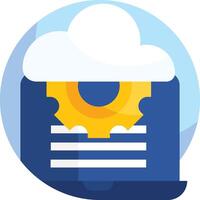cloud computing illustration design vector
