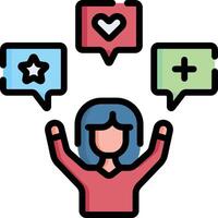 endorsement illustration design vector