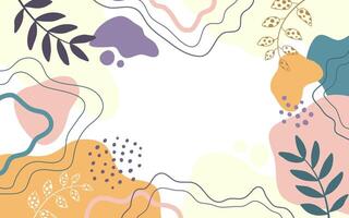 Hand drawn abstract background for design. vector