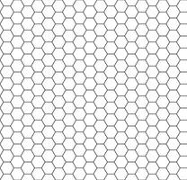 honeycomb pattern, black and white hexagon tiles, seamless repeatable texture background vector