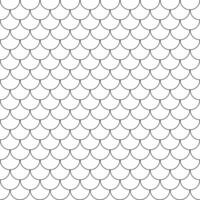 fish scale pattern, black and white line art animal scales, seamless repeatable texture background vector
