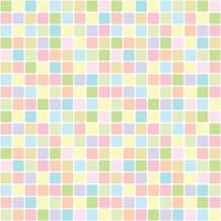 mosaic of rounded square tiles illustration, color seamless repeatable pattern texture background vector