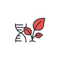 Gmo icon. .Editable stroke.linear style sign for use web design,logo.Symbol illustration. vector