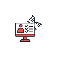 gene expression icon. .Editable stroke.linear style sign for use web design,logo.Symbol illustration. vector