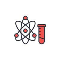 Science icon. .Editable stroke.linear style sign for use web design,logo.Symbol illustration. vector