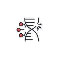 mutation icon. .Editable stroke.linear style sign for use web design,logo.Symbol illustration. vector