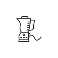 Blender icon. .Editable stroke.linear style sign for use web design,logo.Symbol illustration. vector