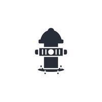 Fire hydrant icon. .Editable stroke.linear style sign for use web design,logo.Symbol illustration. vector