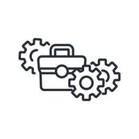 Labor icon. .Editable stroke.linear style sign for use web design,logo.Symbol illustration. vector