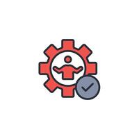 Ability icon. .Editable stroke.linear style sign for use web design,logo.Symbol illustration. vector