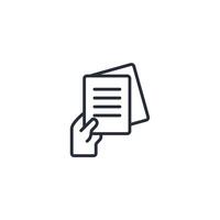 audit icon. .Editable stroke.linear style sign for use web design,logo.Symbol illustration. vector