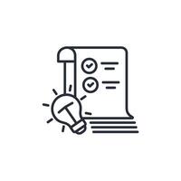 project icon. .Editable stroke.linear style sign for use web design,logo.Symbol illustration. vector
