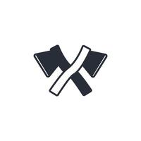 Axe icon. .Editable stroke.linear style sign for use web design,logo.Symbol illustration. vector
