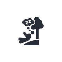 Rest icon. .Editable stroke.linear style sign for use web design,logo.Symbol illustration. vector