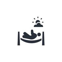 nap icon. .Editable stroke.linear style sign for use web design,logo.Symbol illustration. vector