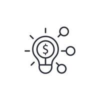 Crowdfund icon. .Editable stroke.linear style sign for use web design,logo.Symbol illustration. vector