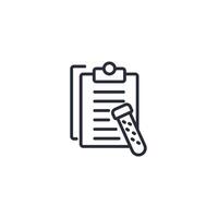 sampling icon. .Editable stroke.linear style sign for use web design,logo.Symbol illustration. vector