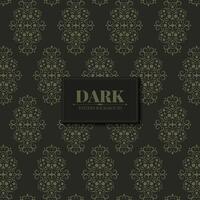 dark ethnic seamless pattern template vector
