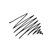 Tangled abstract scribble with hand drawn line. Doodle elements. Isolated sketch on white background. illustration vector