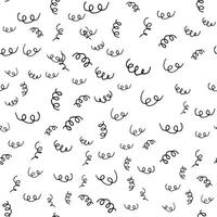 Abstract nordic trendy pattern with spiral for decoration interior, print posters, greeting card, business banner, wrapping in modern scandinavian style in . Doodle style vector