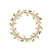 Beautiful Floral Frame Border Illustration vector
