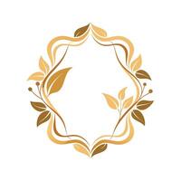 Beautiful Floral Frame Border Illustration vector