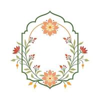 Beautiful Floral Frame Border Illustration vector