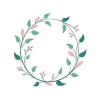 Beautiful Floral Frame Border Illustration vector