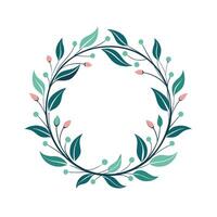 Beautiful Floral Frame Border Illustration vector
