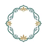 Beautiful Floral Frame Border Illustration vector