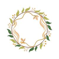 Beautiful Floral Frame Border Illustration vector
