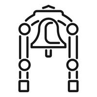 Sensor system detecting object passing through archway vector