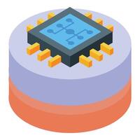 Computer processor chip performing machine learning operations vector