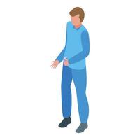 Doctor checking blood sugar level using glucometer device vector