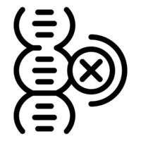 Dna structure receiving a stop sign with wireless signal vector
