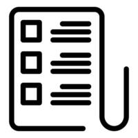 Checklist icon representing task management and completion vector
